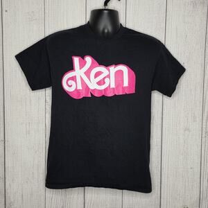 Barbie Movie Ken Graphic T Shirt Pink Logo Unisex Size Medium